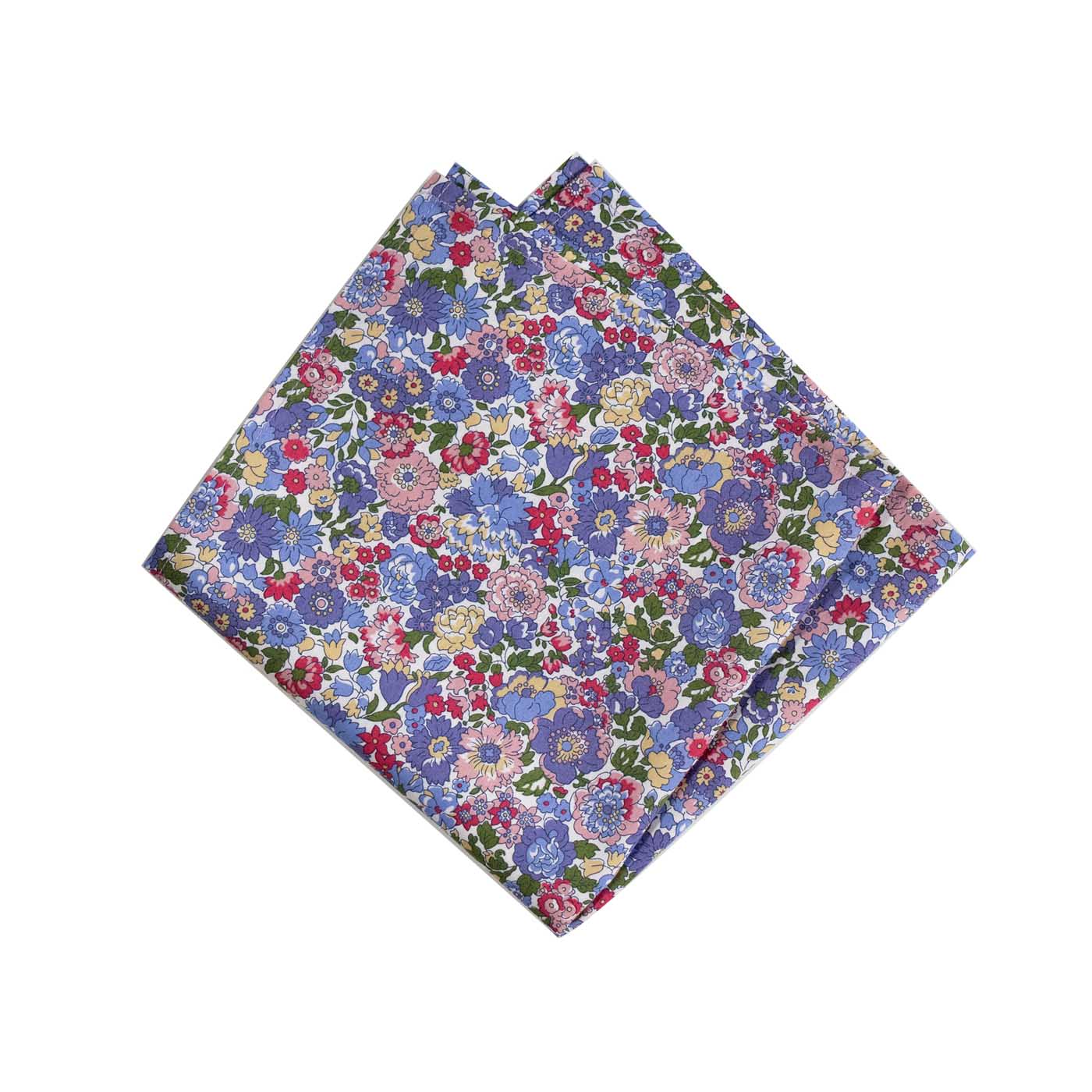 Parisian with Liberty Woodblock Floral Pocket Square